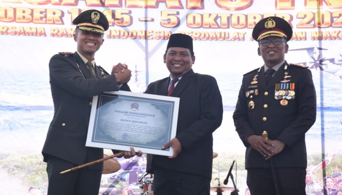 HUT ke-81 TNI, Pemkab Sidoarjo Dorong Kolaborasi Hadapi Tantangan yang Makin Kompleks