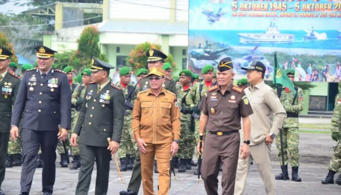 Wabup Sukardi Hadiri HUT ke-81 TNI, Tekankan Sinergi Jaga Kedaulatan di Perbatasan