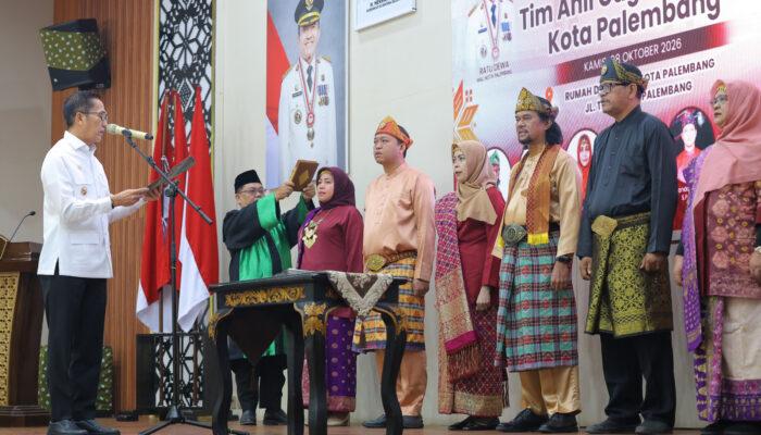 TACB Dilantik, Ratu Dewa Tekankan Pembangunan Palembang Tak Boleh Hilangkan Jejak Sejarah