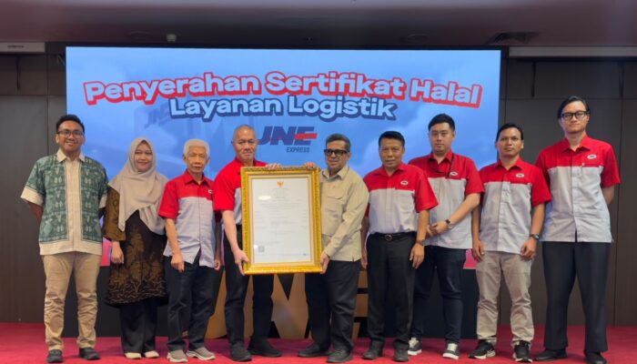 JNE Perkuat Kepercayaan Pelanggan, Layanan Logistik Resmi Kantongi Sertifikat Halal BPJPH