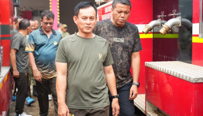 Pastikan Kesiapan Prajurit di Lapangan, Pangdam II/Swj Tinjau Posko Karhutla di Kertapati