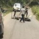Jalan Talang Ojan PALI Amblas, Pengguna Jalan Diminta Waspada