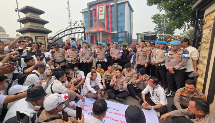 Koalisi Pers Sumsel Nilai Polda Sumsel Lamban Tangani Kasus Pengeroyokan Jurnalis Palembang