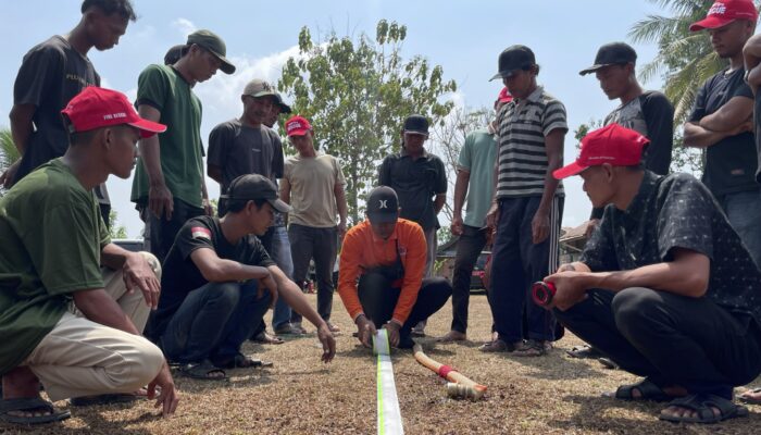 Lawan Karhutla di PALI, Pertamina EP Pendopo Field Bentuk Desa Tangguh Bencana di Benakat Minyak & Terjunkan 146 Kali Padamkan Api!