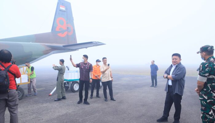 Kabut Asap Palembang Kian Pekat, Herman Deru Optimalkan Modifikasi Cuaca dengan 4,7 Ton Dry Ice