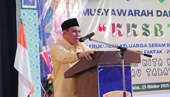 Musda KKSBT, Bupati Fakfak Tekankan Persatuan dan Penguatan Pengurus hingga Tingkat Distrik