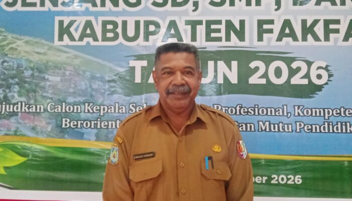 Siapkan Pemimpin Pendidikan Berkualitas, Kadisdik Fakfak: 60 Guru Ikuti Pelatihan BCKS