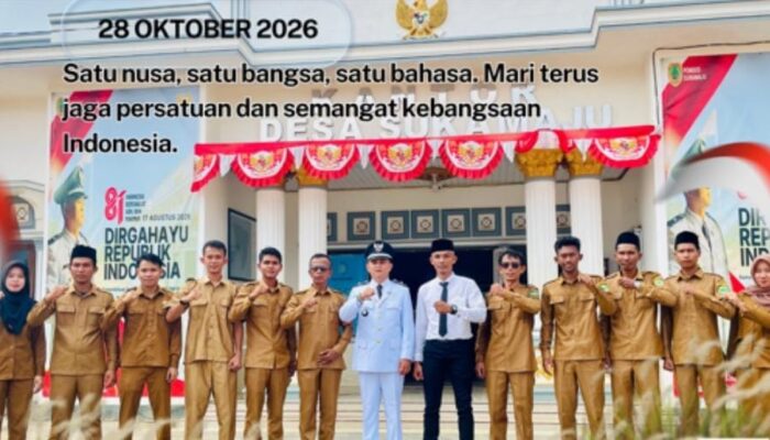 Pesan Tegas Kades Sukamaju Rudini di Hari Sumpah Pemuda: Pemuda Desa Harus Solid dan Jadi Motor Perubahan