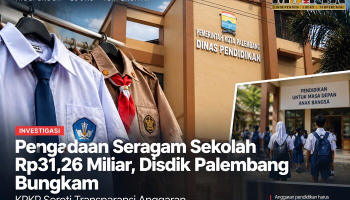 Pengadaan Seragam Sekolah Rp31,26 Miliar, Disdik Palembang Bungkam