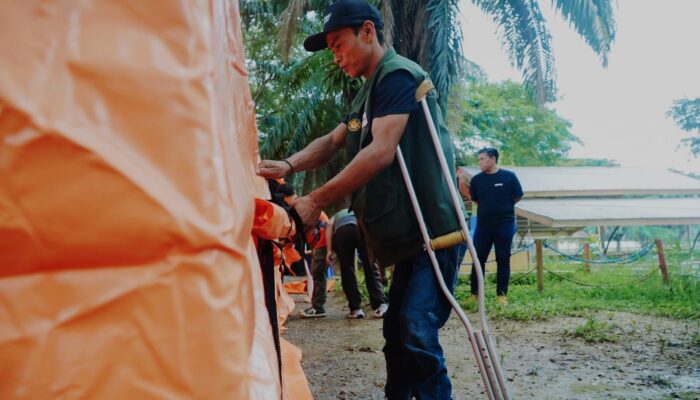 Satgas Digdaya Pertamina EP Rantau Peringati Hari Sumpah Pemuda Lewat Simulasi Kebencanaan