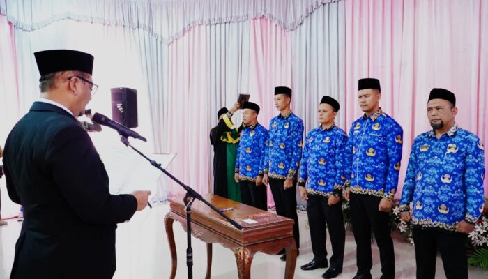 Lima Kepala Sekolah di Aceh Tamiang Dilantik, Ini Pesan Bupati