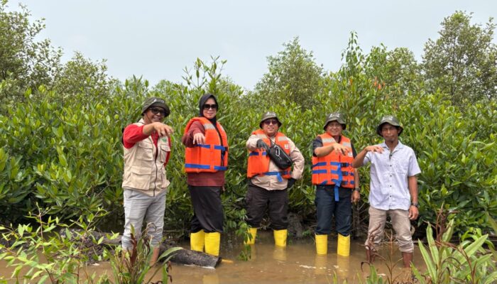 Kawal Pertumbuhan 22.000 Mangrove, Medco E&P Grissik Ltd. Lakukan Monev Bersama LDPHD Sungsang IV