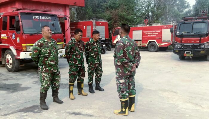 Antisipasti Kebakaran, Satgas Karhutla Kodim 0418/Palembang Terapkan Apel Pagi dan Pergantian Shift