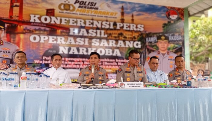 40 Kampung Narkoba Digerebek Polisi