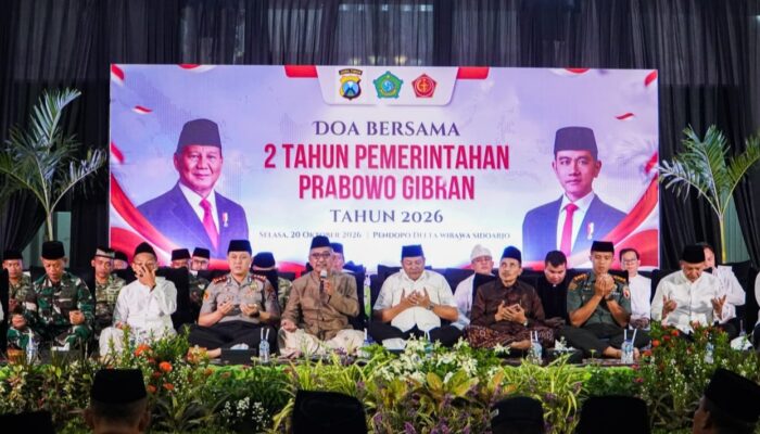 Pemkab Sidoarjo Gelar Doa Bersama Peringati Dua Tahun Pemerintahan Prabowo-Gibran