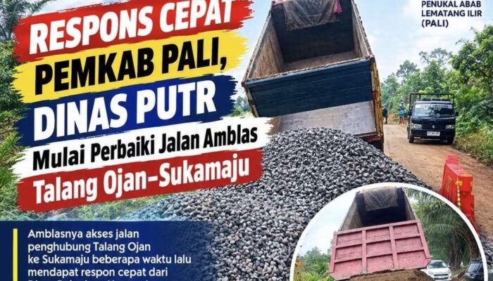 Akhirnya! Jalan Amblas Talang Ojan – Sukamaju Mulai Diperbaiki