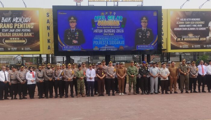 Polresta Sidoarjo Gelar Operasi Patuh Semeru 2026, Dua Pekan Sasar Delapan Pelanggaran Lalu Lintas