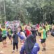 Fun Run di Riam Bandam Puring Kencana, Satgas Pamtas Yonarmed 13/Nanggala dan Warga Perbatasan Kapuas Hulu Perkuat Sinergi di HUT ke-81 TNI